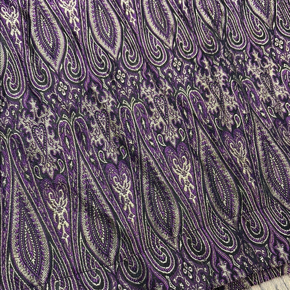 Purple Patterned Fabric - Picture 3 of 3